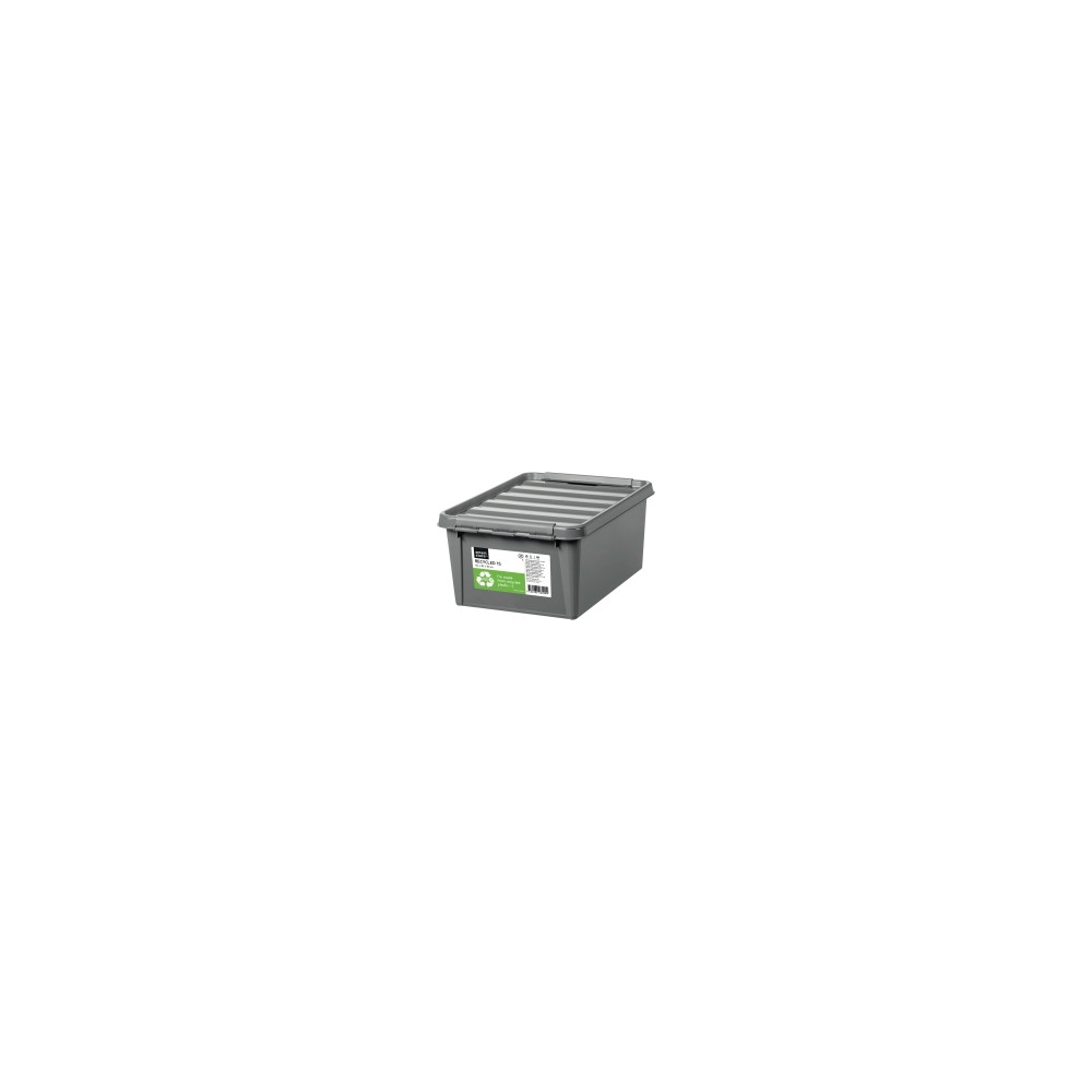 Produktbild för Förvaringsbox SmartStore Recycled 15, 40 x 30 x 18 cm, grå,...