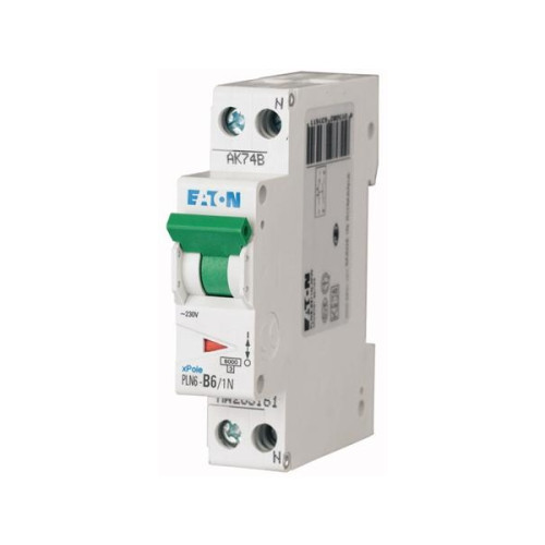 Eaton EATON automatsäkring MCB B-karaktäristik 6A, 2-polig, 6kA, 2...