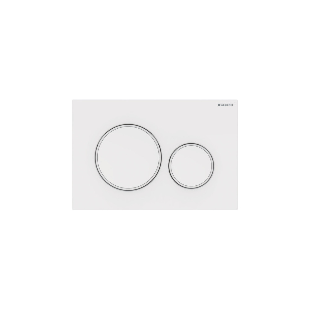 Produktbild för Geberit 115.882.11.1, Spolplatta, Vit, Geberit, 246 mm, 12 m...