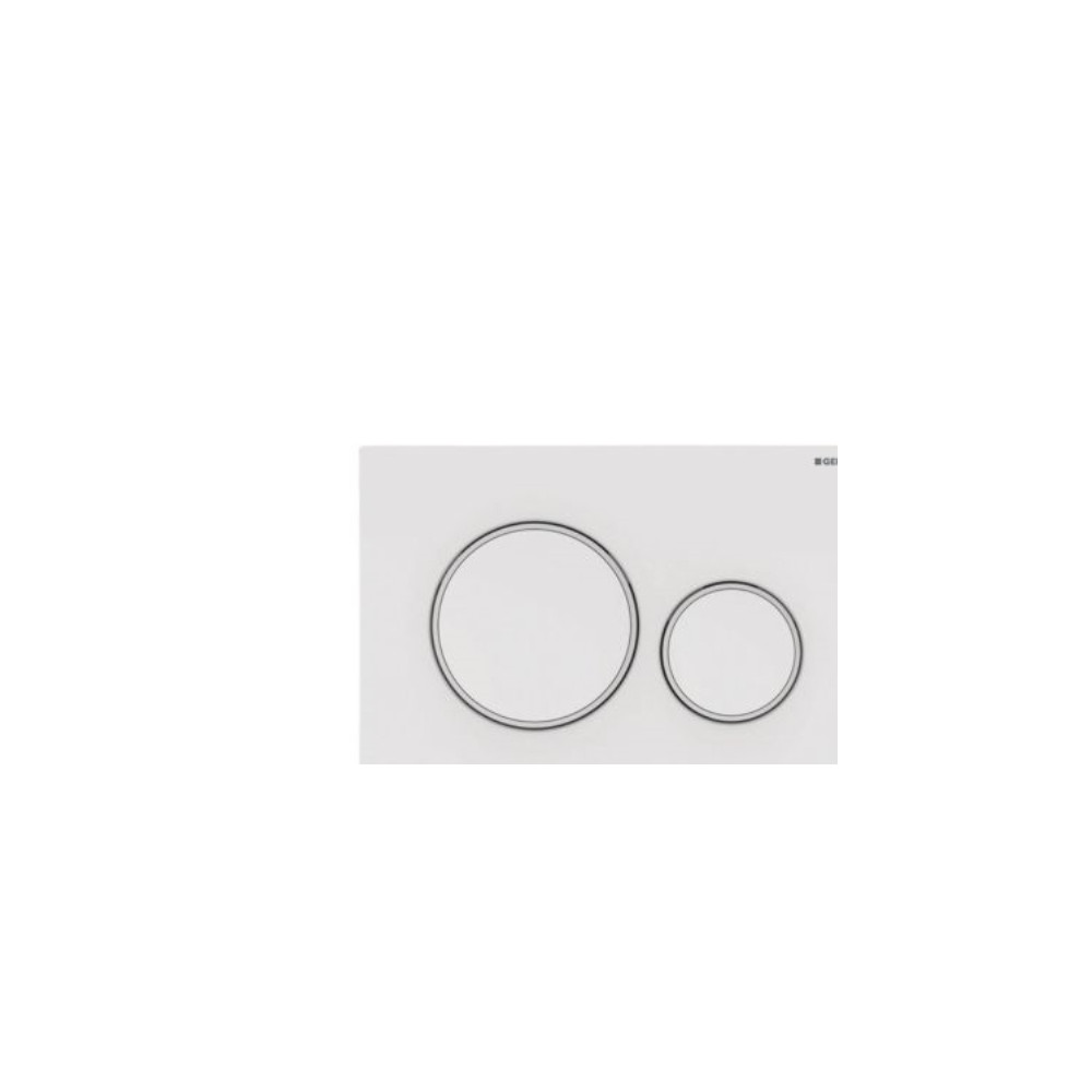 Produktbild för Geberit 115.882.11.1, Spolplatta, Vit, Geberit, 246 mm, 12 m...