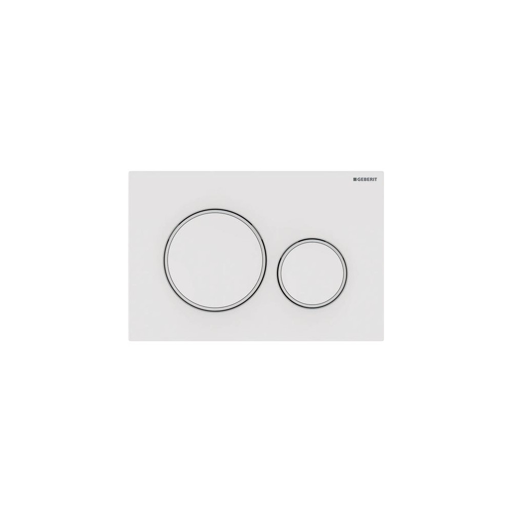 Produktbild för Geberit 115.882.11.1, Spolplatta, Vit, Geberit, 246 mm, 12 m...