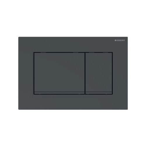 GEBERIT Geberit 115.883.DW.1, Spolplatta, Svart, Geberit, 246 mm, 12...