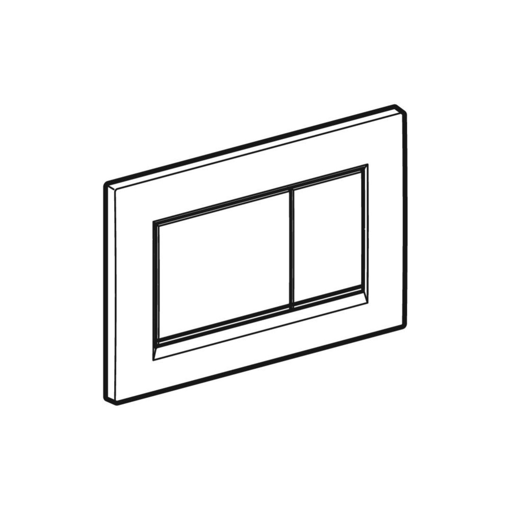 Produktbild för Geberit 115.883.DW.1, Spolplatta, Svart, Geberit, 246 mm, 12...