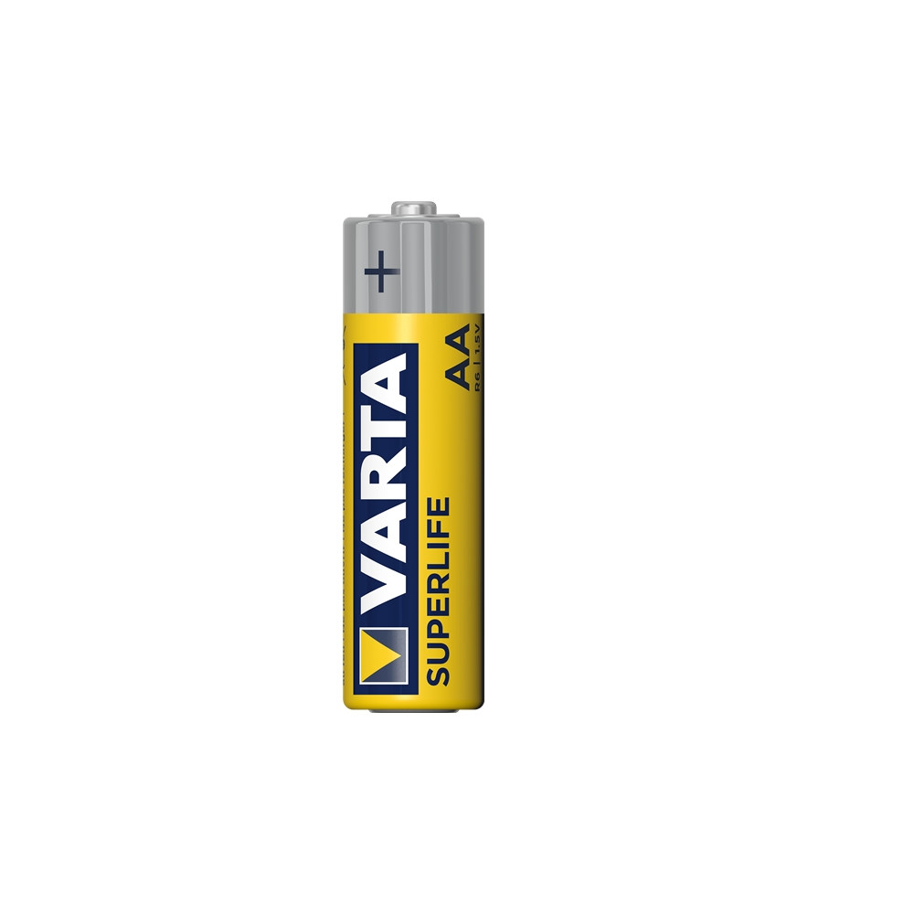 Produktbild för Varta SUPERLIFE AA, AA, Zink-Kol, 1,5 V, 50,5 mm, 1,45 cm, 1...