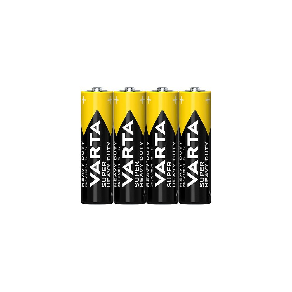 Produktbild för Varta SUPERLIFE AA, AA, Zink-Kol, 1,5 V, 50,5 mm, 1,45 cm, 1...