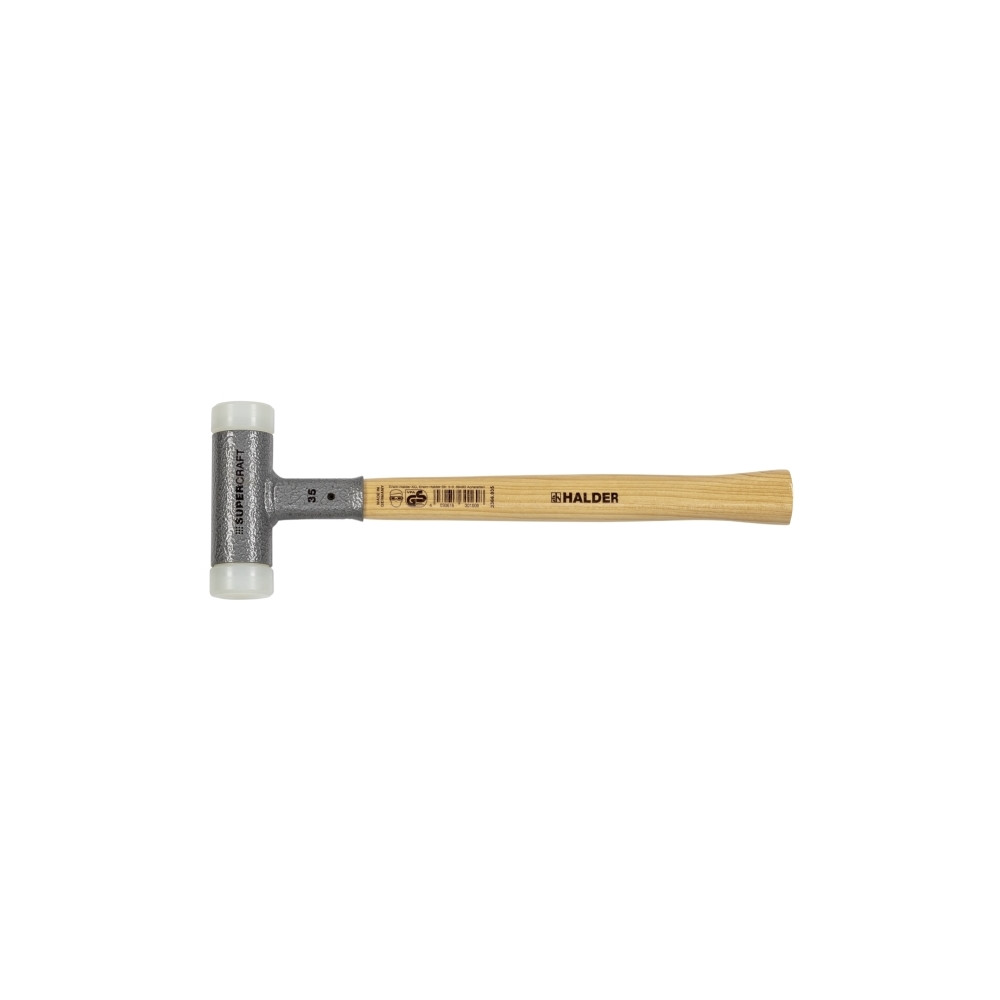 Produktbild för Halder SUPERCRAFT 3366.035 gummihammare ergonomiskt grepp, h...