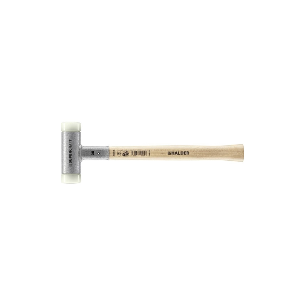 Produktbild för Halder SUPERCRAFT 3366.035 gummihammare ergonomiskt grepp, h...