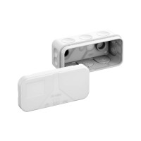 Produktbild för Membrandåse 2K-Mini-L/W, hvid, uden klemmer, 43 x 89 x 38 mm