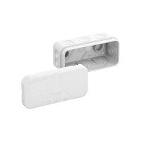 Produktbild för Membrandåse 2K-Mini-L/W, hvid, uden klemmer, 43 x 89 x 38 mm
