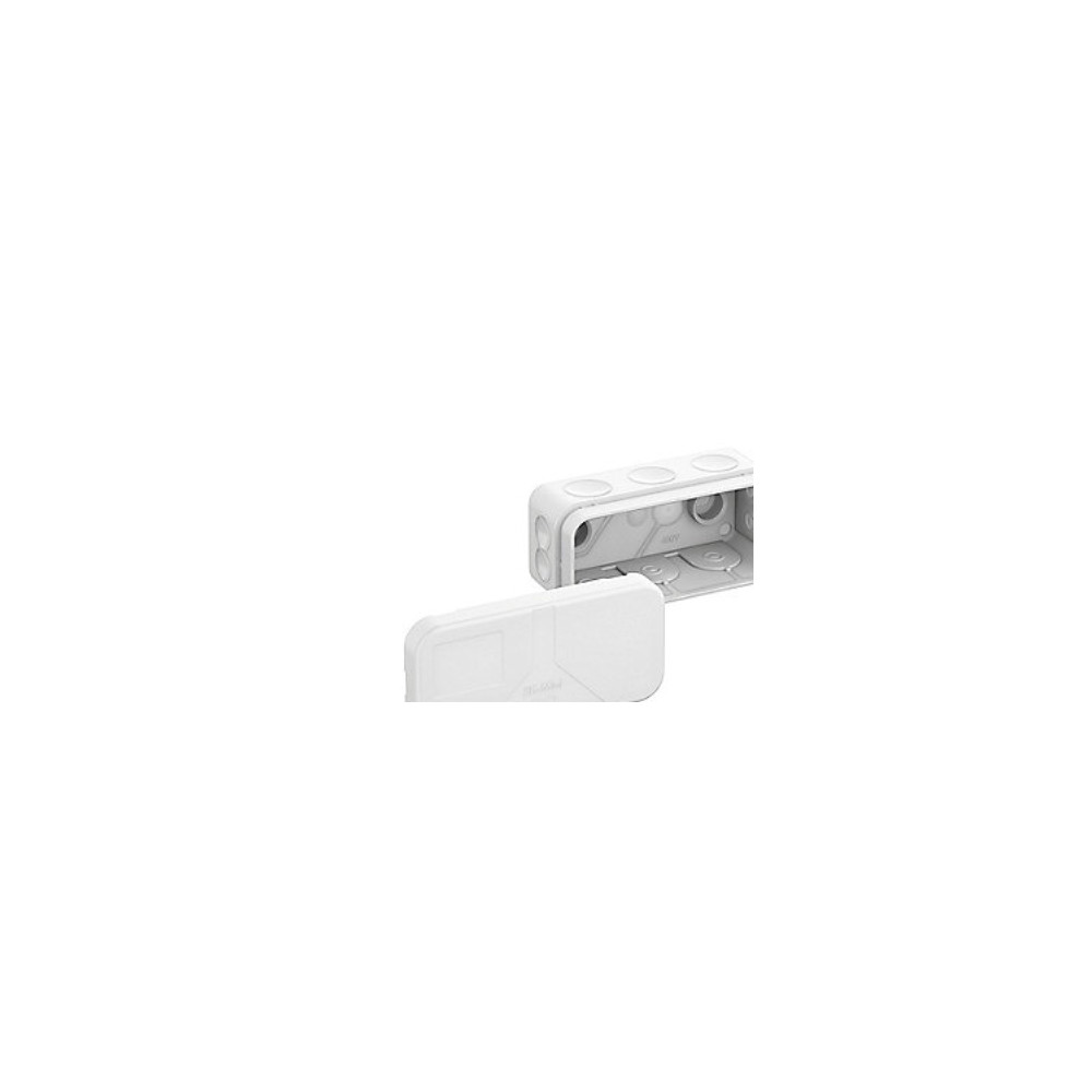 Produktbild för Membrandåse 2K-Mini-L/W, hvid, uden klemmer, 43 x 89 x 38 mm