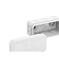 Produktbild för Membrandåse 2K-Mini-L/W, hvid, uden klemmer, 43 x 89 x 38 mm