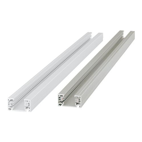 Flash Light Fyrkantskena, 230V, 1-fas, 3 meter, vit - Spotlights