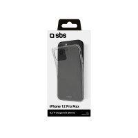 Produktbild för SBS TESKINIP12PMT, Mobilskal, Apple, iPhone 12 Pro Max, Tran...