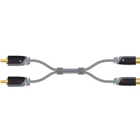 Produktbild för Sinox Plus+ Stereo RCA Extension - ljudförlängningskabel - 5 m