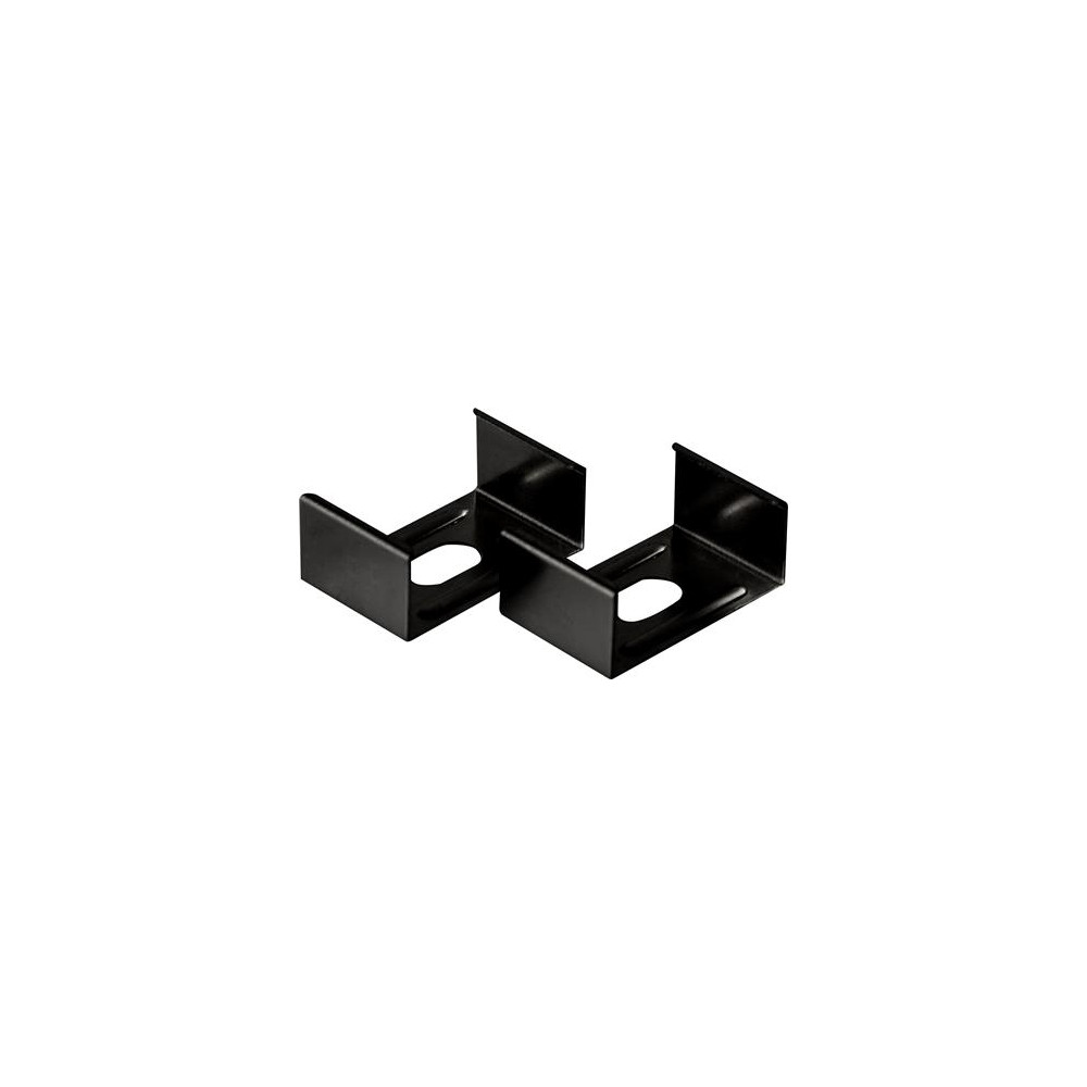 Produktbild för Fästen clips Art svart, 2 st (för aluminiumprofiler Art Low/...