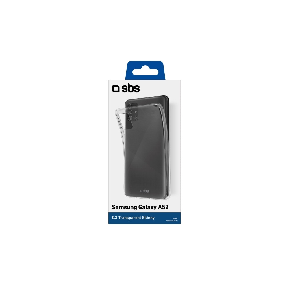 Produktbild för SBS TESKINSAA52T, Omslag, Samsung, Galaxy A52, 16,5 cm (6.5"...