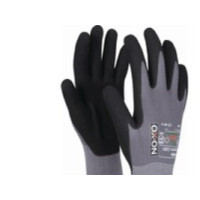 Produktbild för Arbetshandskar, OX-ON Flexible Supreme 1600, svart/grå, str....
