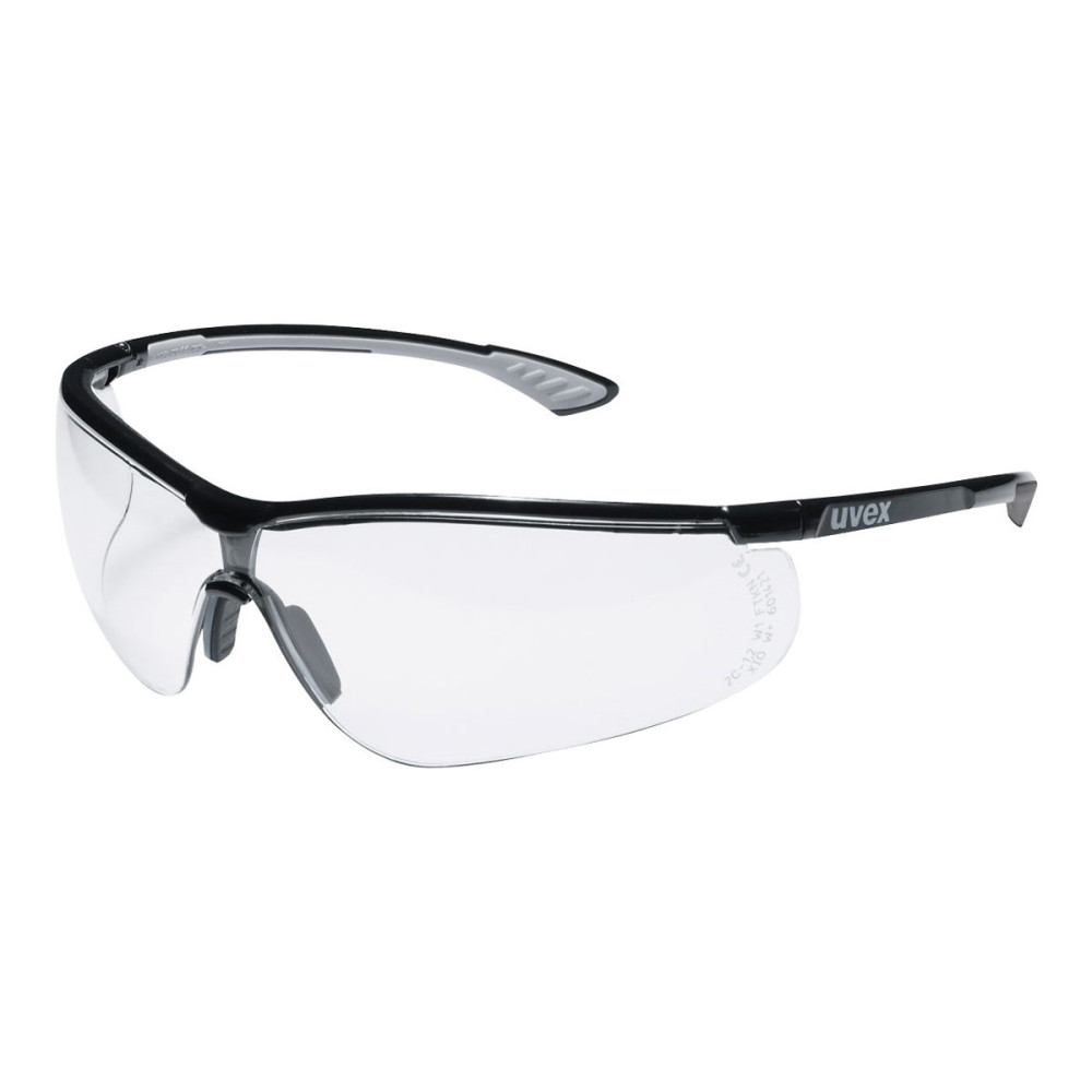 Produktbild för uvex sportstyle - skyddsglasögon - polykarbonat - grå, svart