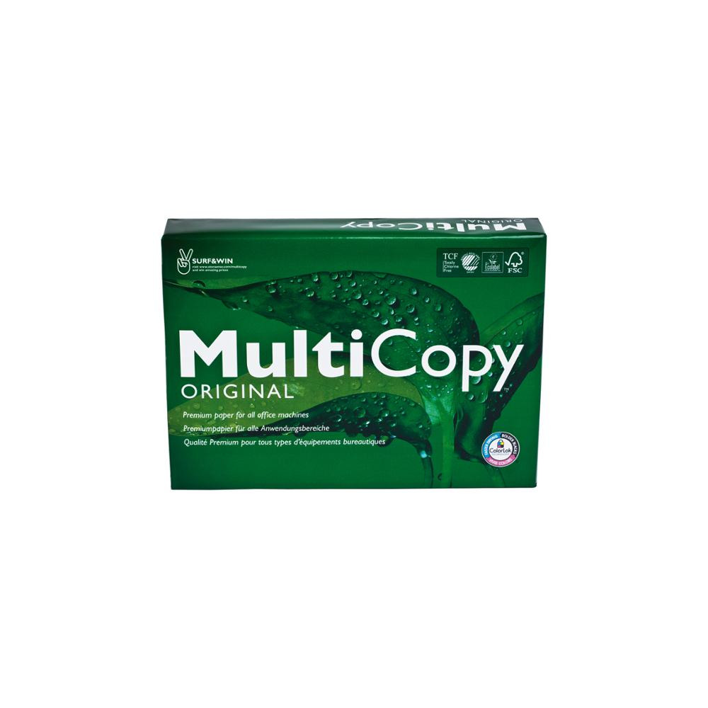 Produktbild för Skrivarpapper MultiCopy Original A4 75g vit