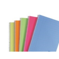Produktbild för Anteckningsbok Clairefontaine Linicolor A4 90 g 90 blad linj...