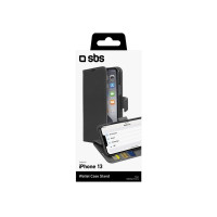 Produktbild för SBS TEBKWALIP1361K, Plånbok, Apple, iPhone 13, 15,5 cm (6.1"...