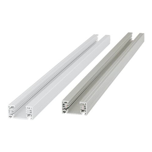 Solar Plus Fyrkantskena, 230V, 1-fas, 2 meter, vit