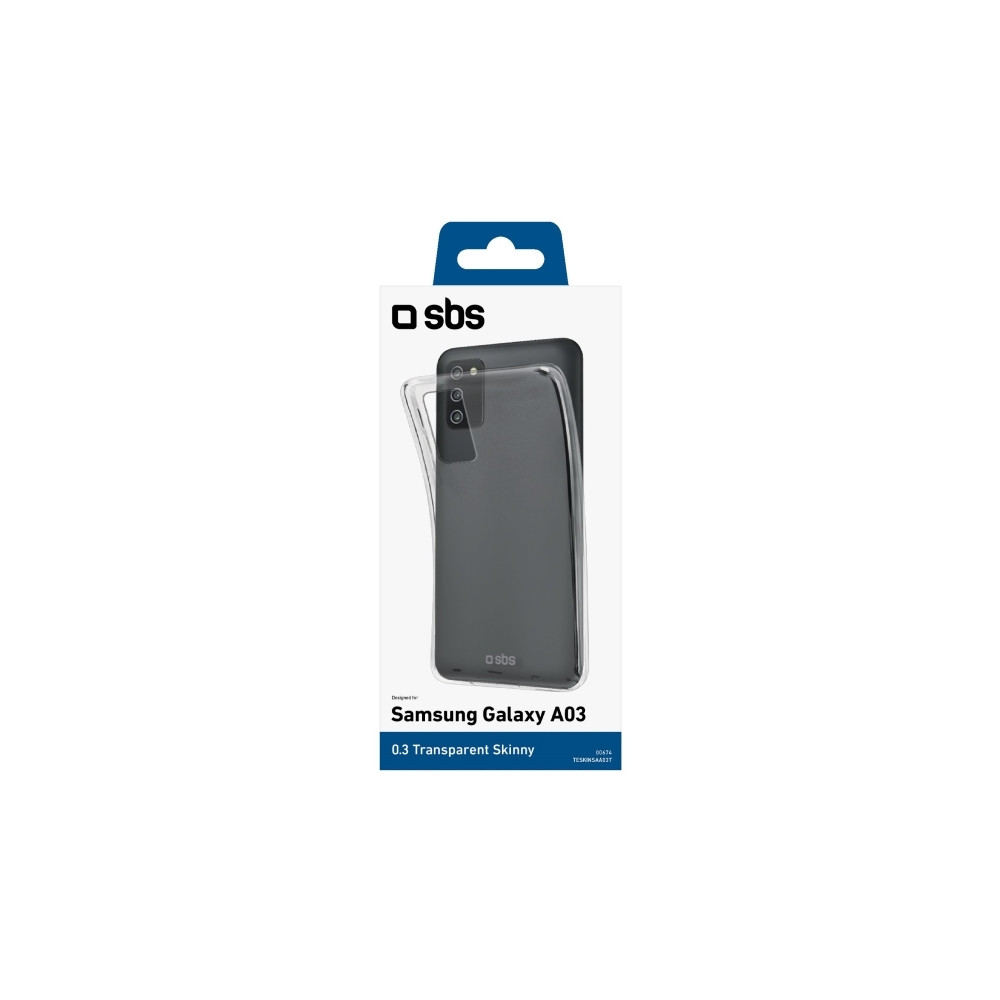 Produktbild för SBS TESKINSAA03T, Omslag, Samsung, Samsung Galaxy A03, 16,5...