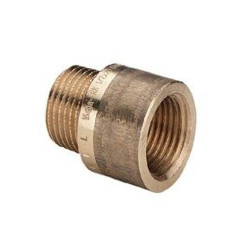 VIEGA 1/2" x 15 mm Röd mässing Silikonbrons gänga förlängare för m...