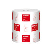Produktbild för Pappershandduk rulle, Katrin 58198, M, 2-lagers, 21 cm x 170...