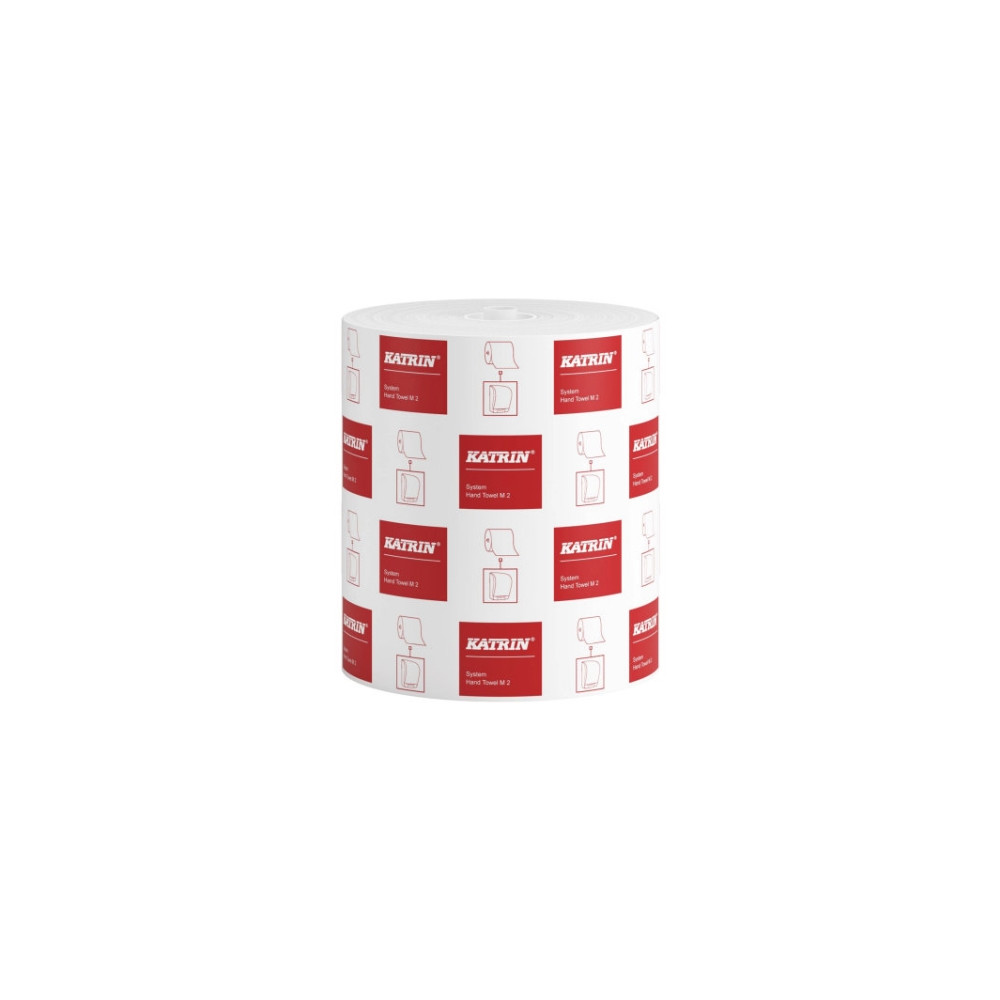Produktbild för Pappershandduk rulle, Katrin 58198, M, 2-lagers, 21 cm x 170...
