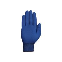 Produktbild för HyFlex 11-819 - handskar - storlek: 8 - nylon, spandex, nitrilgummiyta, kol - blå, mörkblått foder - par (paket om 12)