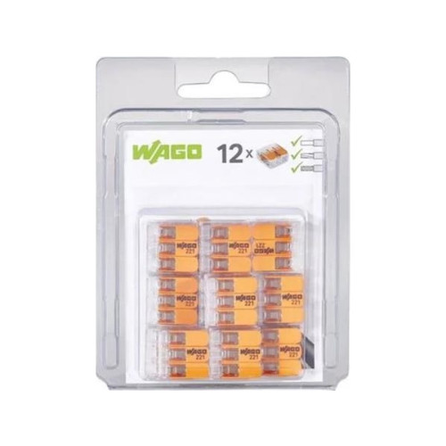 WAGO WAGO fjäder kopplingshylsa 3x0,14-4 mm², transparent plast m...