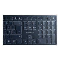 Produktbild för CHERRY KW 9100 SLIM - tangentbord - fransk - svart, silver Inmatningsenhet