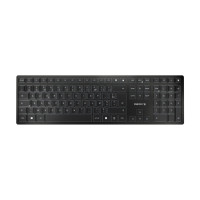 Produktbild för CHERRY KW 9100 SLIM - tangentbord - fransk - svart, silver Inmatningsenhet