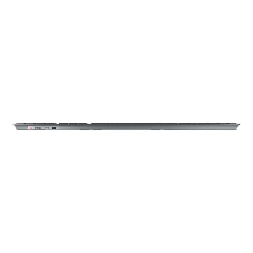 Produktbild för CHERRY KW 9100 SLIM - tangentbord - fransk - svart, silver Inmatningsenhet