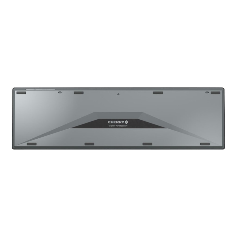 Produktbild för CHERRY KW 9100 SLIM - tangentbord - fransk - svart, silver Inmatningsenhet