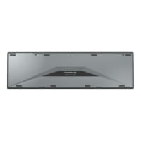 Produktbild för CHERRY KW 9100 SLIM - tangentbord - fransk - svart, silver Inmatningsenhet