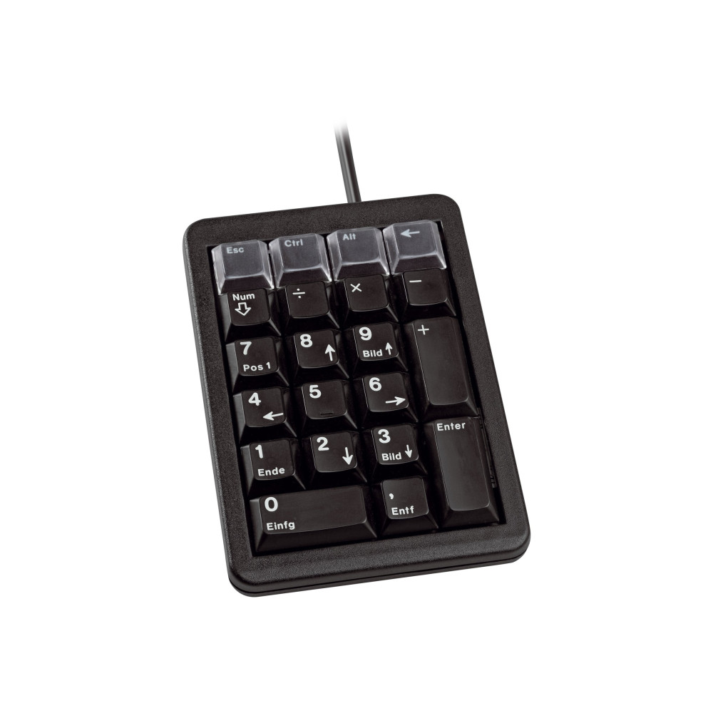 Produktbild för CHERRY Keypad G84-4700 - tangentsats - tysk - svart Inmatningsenhet