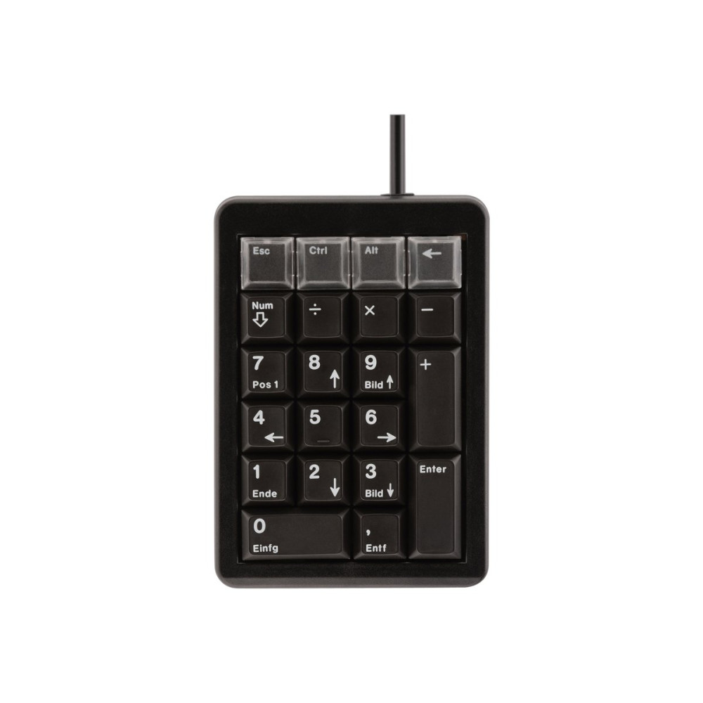 Produktbild för CHERRY Keypad G84-4700 - tangentsats - tysk - svart Inmatningsenhet