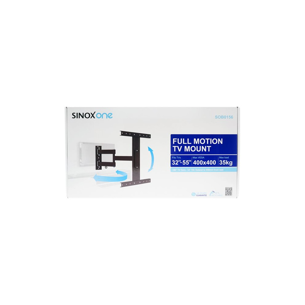 Produktbild för Sinox One konsol - justerbar arm - för LCD-display - svart