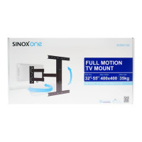 Produktbild för Sinox One konsol - justerbar arm - för LCD-display - svart