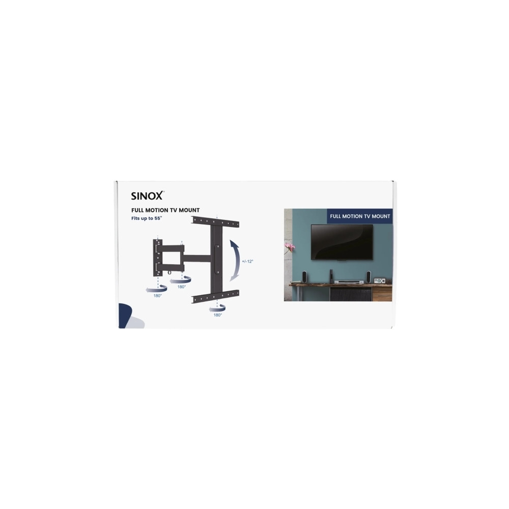 Produktbild för Sinox One konsol - justerbar arm - för LCD-display - svart