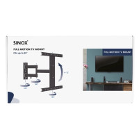 Produktbild för Sinox One konsol - justerbar arm - för LCD-display - svart