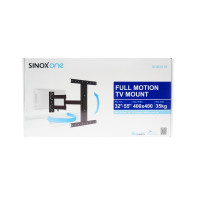 Produktbild för Sinox One konsol - justerbar arm - för LCD-display - svart