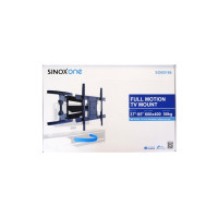 Produktbild för Sinox One SOB0186 monteringssats - justerbar dubbel arm med fullt rörelseområde - för LCD-TV/välvd LCD-TV - svart