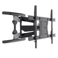 Produktbild för Sinox One SOB0186 monteringssats - justerbar dubbel arm med fullt rörelseområde - för LCD-TV/välvd LCD-TV - svart