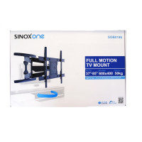Produktbild för Sinox One SOB0186 monteringssats - justerbar dubbel arm med fullt rörelseområde - för LCD-TV/välvd LCD-TV - svart