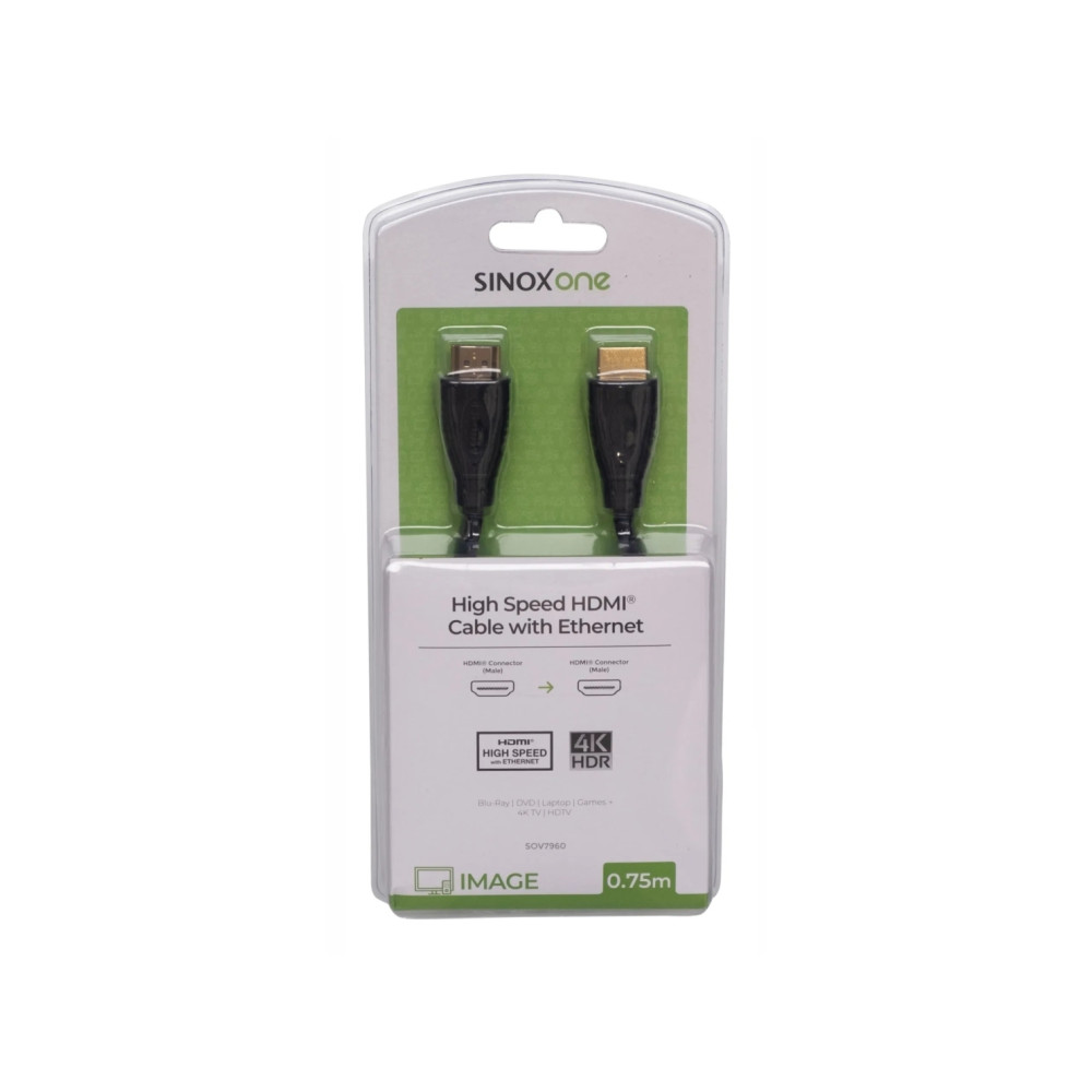 Produktbild för Sinox One HDMI-kabel - 75 cm