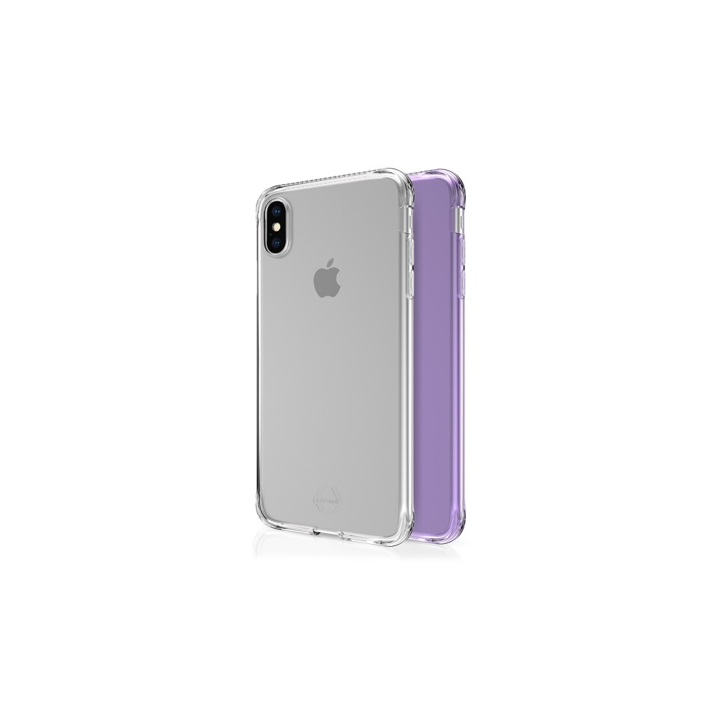 Produktbild för ITSKINS NANO DUO-skal till iPhone XS Max®. Ljuslila och geno...