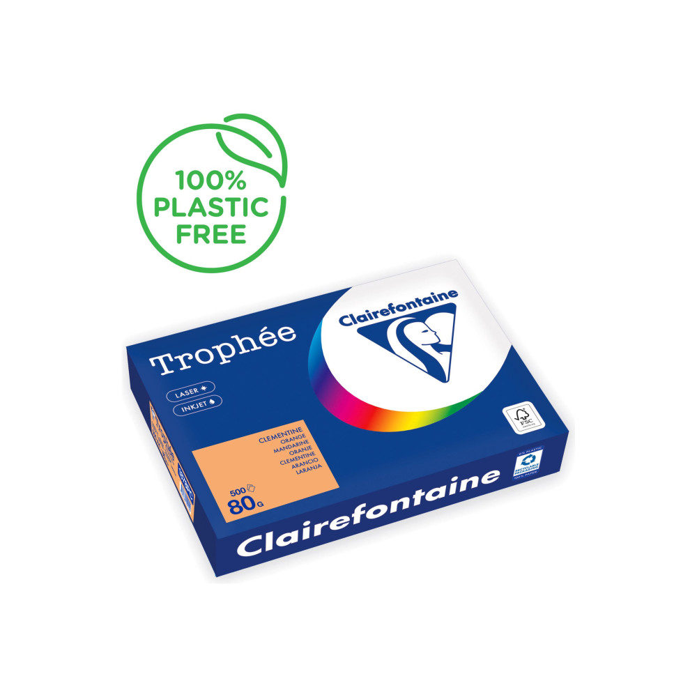 Produktbild för Clairefontaine Trophée - tonat papper - 500 ark - A4 - 80 g/m²